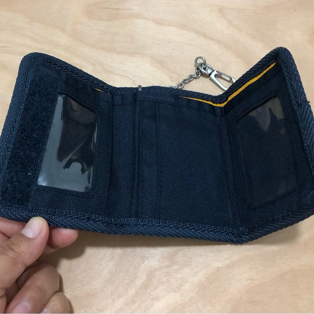 GAP Kids Navy-Trim Red Rocket Trifold Wallet with Key Chain One Size 9cmX11cm.